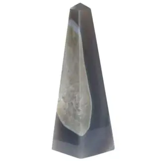 13oz Natural Agate Obelisk