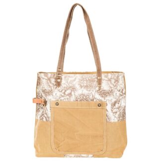 19" x 16.5" Floral Tote