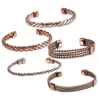 2 Tone Copper Bracelet Asst Design