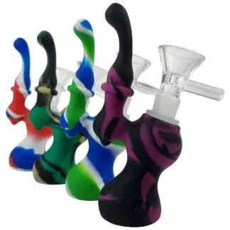 4.75" Silicone Bubble Water Pipe 14mm