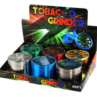 4pc Aluminum Grinder 2.5" - Assorted Colors