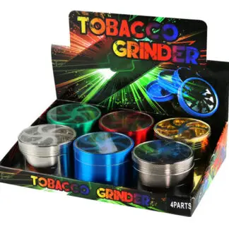 4pc Aluminum Grinder 2.5" - Assorted Colors