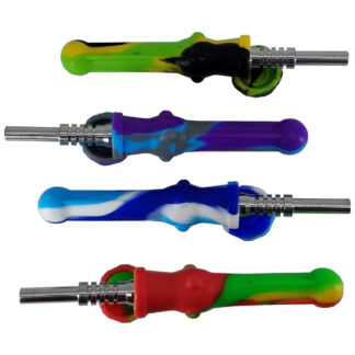 5" Silicone Honey Straw w/ 14mm Tip