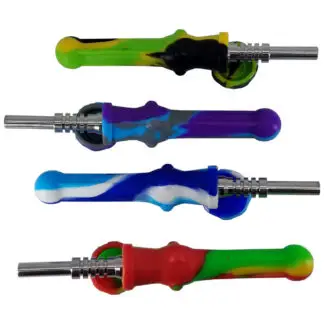 5" Silicone Honey Straw w/ 14mm Tip
