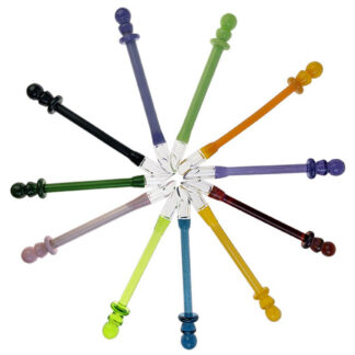 5" USA Color Long Glass ScoopDabber