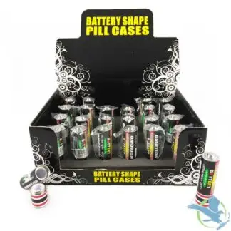 AA Size Battery Pill Case