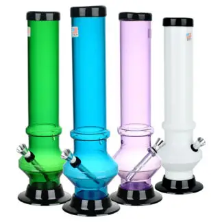 Acrylic Beveled Edge Water Pipe 12" - Colors Vary