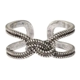 Adjustable Knot Ring