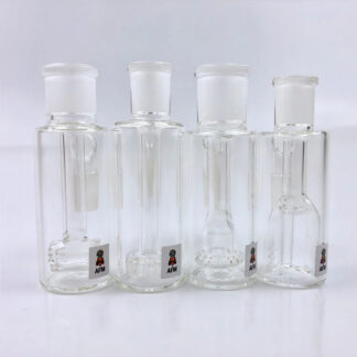 AFM Glass Mini Ash Catcher w/ Assorted Percs 14mm 90°