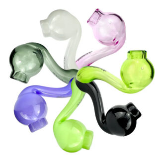 AFM Glass Sherlock Pipe w/ Screen 5.5" - Colors Vary