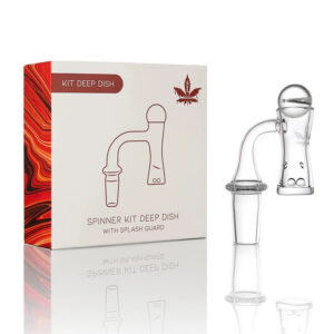 aLeaf Quartz Banger Spinner Kit Deep Dish 14mm M 90D