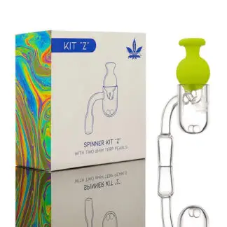 aLeaf Quartz Banger Spinner Kit Z 14mm M 90D