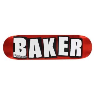Baker Brand Logo Foil Deck 8.0 Red