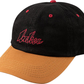 Baker Cursive Hat Adj Almond