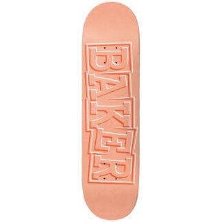 Baker Hawk Ribbon Name Deck 8.0 Peach