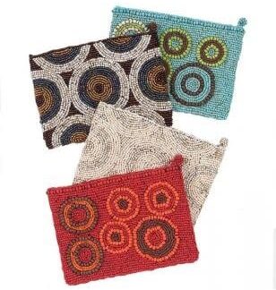 Beaded Coin Purses Asst 4x5.5