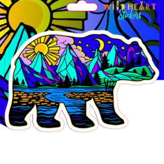 Bear/Scenic Mountains Stickers