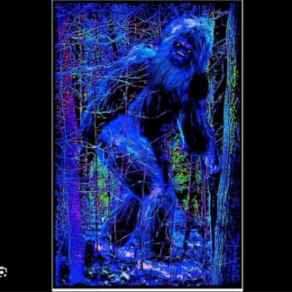 Bigfoot Non-Flocked Blacklight Poster