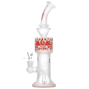 Biigo Glass Frosted Design Water Pipe 13"