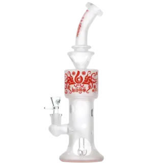 Biigo Glass Frosted Design Water Pipe 13"