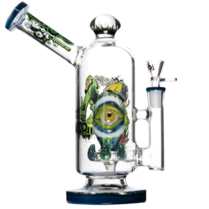 Biigo Glass Monster Perc Design Water Pipe 10"