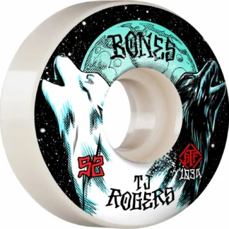 BONES WHEELS PRO STF Skateboard Wheels Rogers Spirit Howl 52mm V3 Slims 103A 4pk