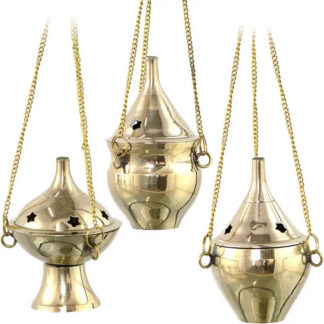 Brass Hanging Incense Burner - Styles Vary