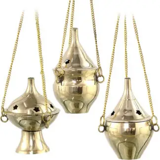 Brass Hanging Incense Burner - Styles Vary