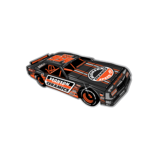 Bronson Car Foil Sticker Blk/Orange