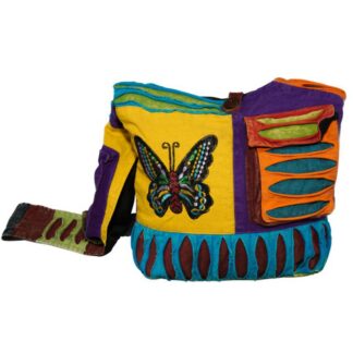 Butterfly Razor Cut Hobo Bag
