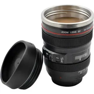 Camera Lens Mug w/ Stainless Steel Liner