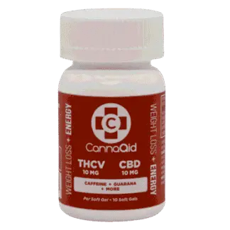 CannaAid  THCV + CBD Weight Loss and Energy Soft Gel 200mg 10ct