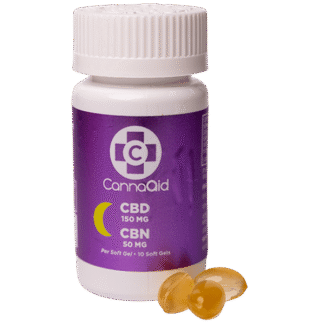 CannaAid CBD/CBN Soft Gel 10ct Bottle 200mg each