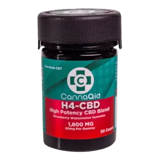 CannaAid H4-CBD Gummies Strawberry/Watermelon 60mg/30ct
