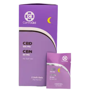 CannaAid Soft Gels CBD 150mg/CBN 50mg x 2ct