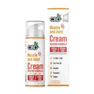 CBDfx CBD Muscle and Joint Cream Heating 1000mg CBD / 1000mg CBG