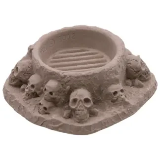 Cement Incense Burner Skulls