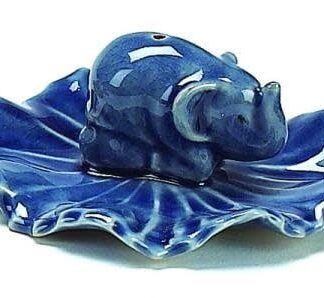 Ceramic Elephant Incense Ash Catcher