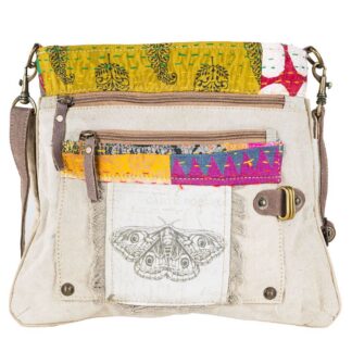 Clea Ray Moth Crossbody 13" x 11"