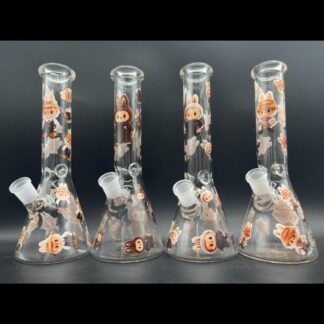 Clover Glass Labubu Water Pipe 10" Design Varies
