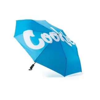 Cookies Original Mint Printed Logo Polyester Umbrella Blue