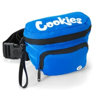Cookies Smell Proof Environmental Nylon Fanny Pack Navy
