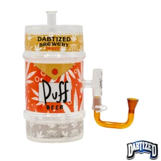 Dabtized Kegger Glass Water Pipe - 9.75" Blue Moon
