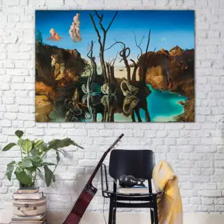 Dali "Swans Reflecting Elephants" Poster