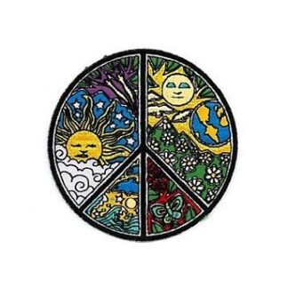 Dan Morris Celestial Peace Sign Patch