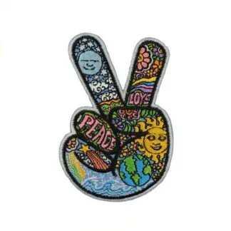 Dan Morris Peace Fingers Patch