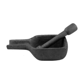 Deekay Cast Iron Mortar & Pestle w/ Pour Spout 7”