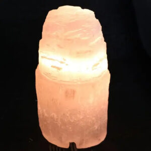 Deekay Selenite Crystal Lamp w/ Bulb 6”