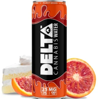 Delta Cannabis Water Seltzer Live Resin 25mg Pink Lemonade Single Can