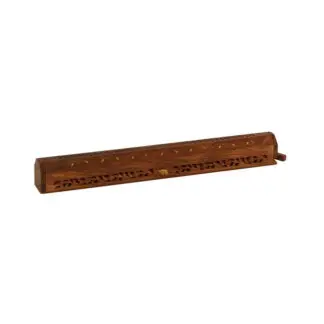Dipper 19" Coffin w/ Elephant Incense Burner